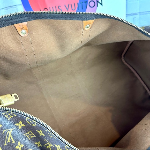 Louis Vuitton Keepall 55 Duffel Bag Travel Bag with lock key, tag poignet - Picture 15 of 16